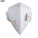 UVEX優唯斯 3210 防塵防霧霾防pm2.5口罩KN95防花粉透氣帶呼吸閥 頭戴式