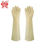 威蝶 50cmA-1白色標準中厚手套乳膠防水耐磨耐酸堿防腐蝕手套 50厘米中厚