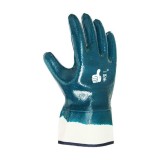 登升 N728一把手 全浸丁腈勞保工地手套電焊安全袖手套耐磨耐油防水