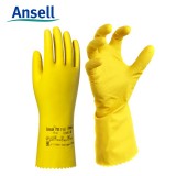 安思爾 87-650橡膠防化勞保手套 耐酸堿防實驗室腐蝕手套